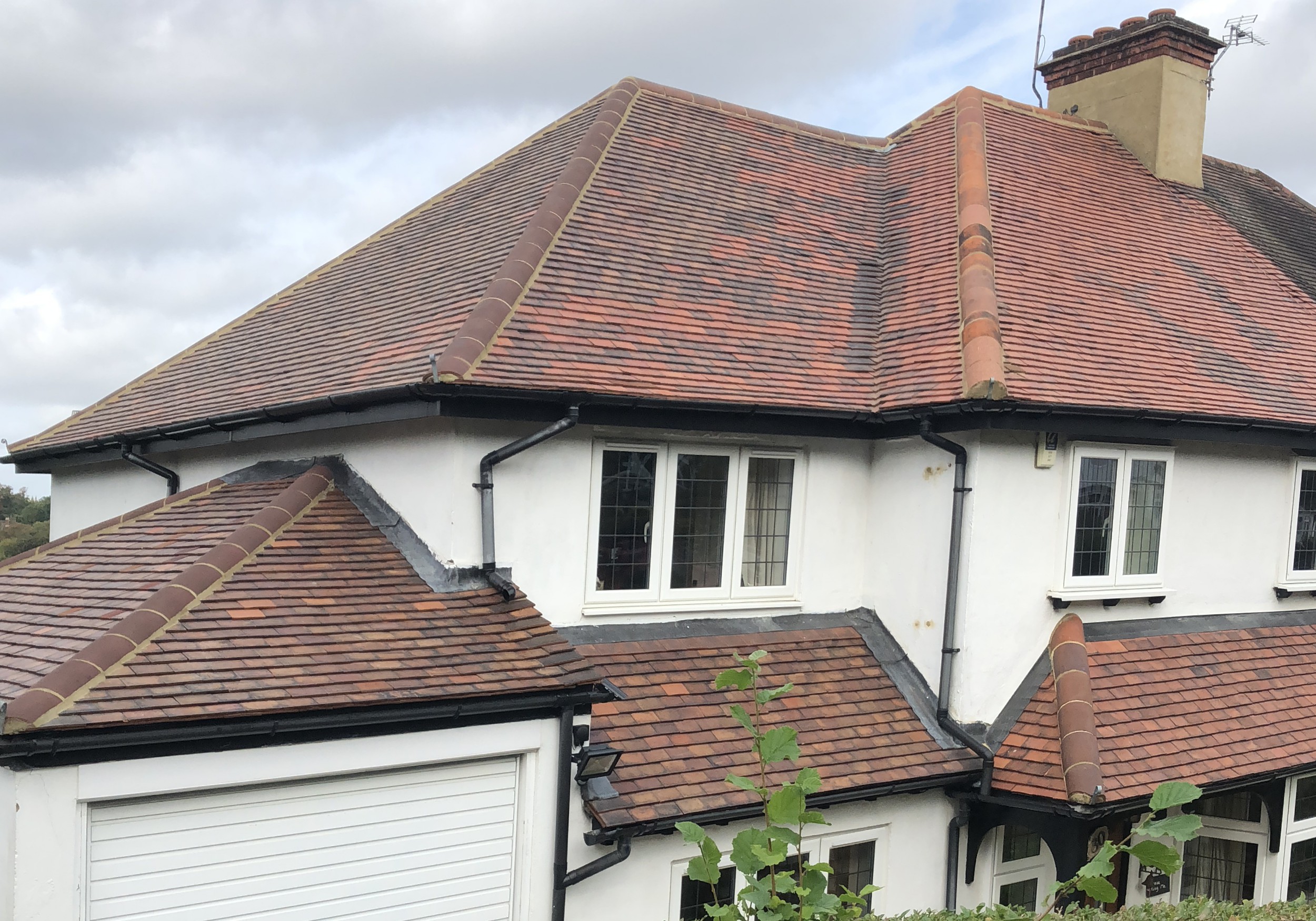 Clay roof restore after Purewater Roof Cleaning